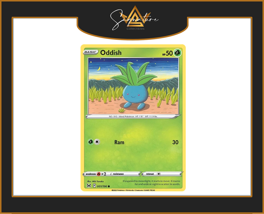 Lost Origin - 001/196 Oddish (Common)