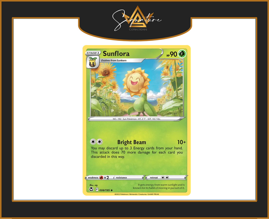 Silver Tempest - 006/195 Sunflora (Uncommon)