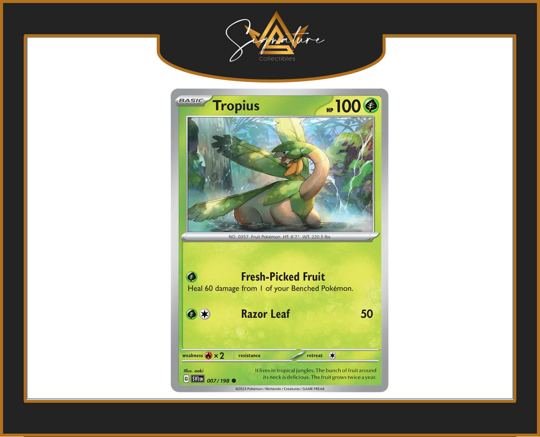 Scarlet & Violet - 007/198 Tropius (Common)