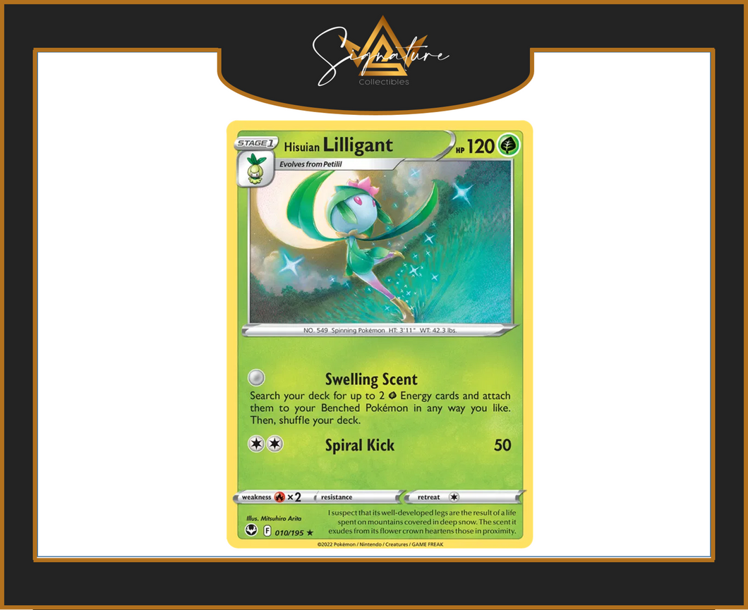 Silver Tempest - 010/195 Hisuian Lilligant (Rare)