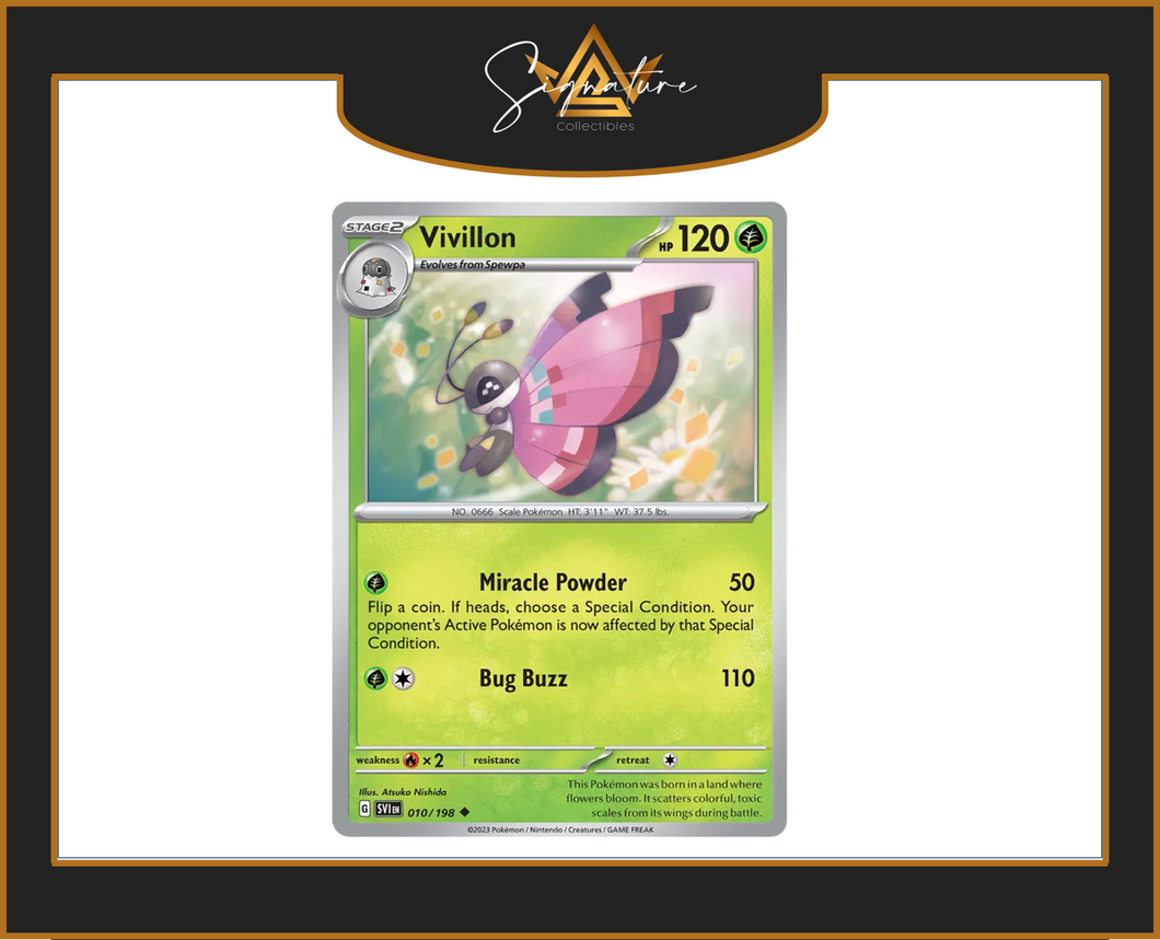 Scarlet & Violet - 010/198 Vivillon (Uncommon)