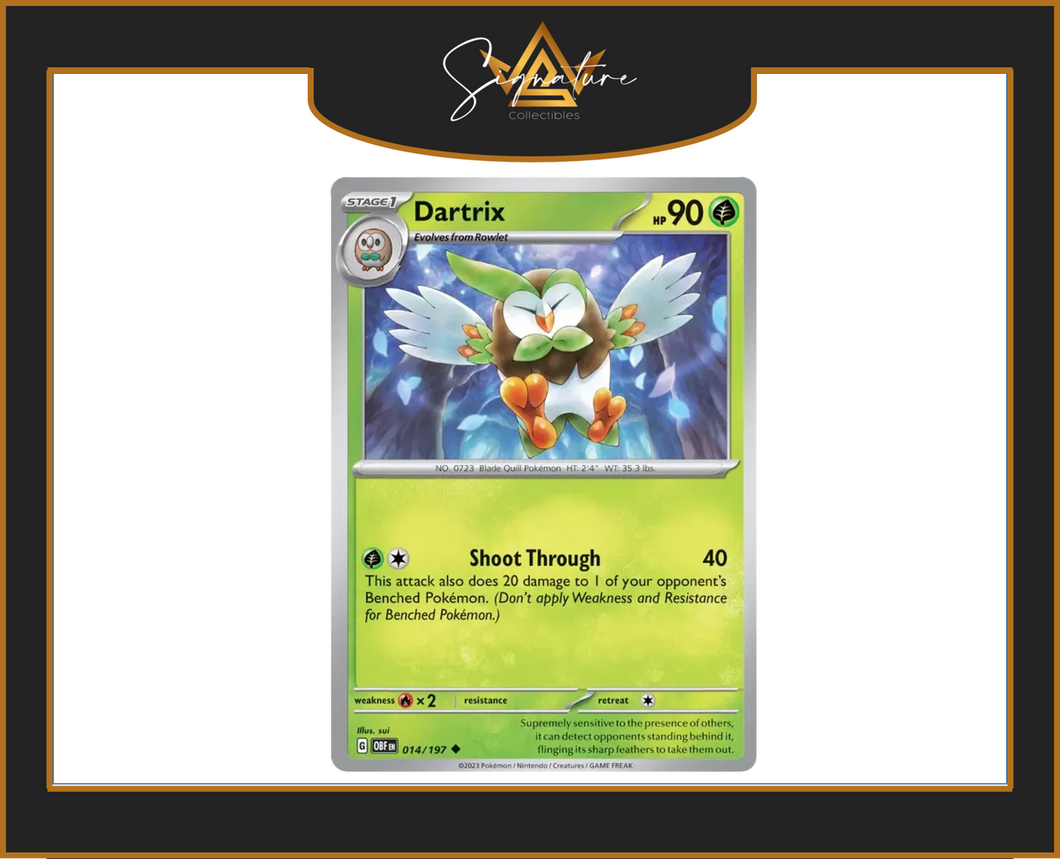 Obsidian Flames - 014/197 Dartrix (Uncommon)