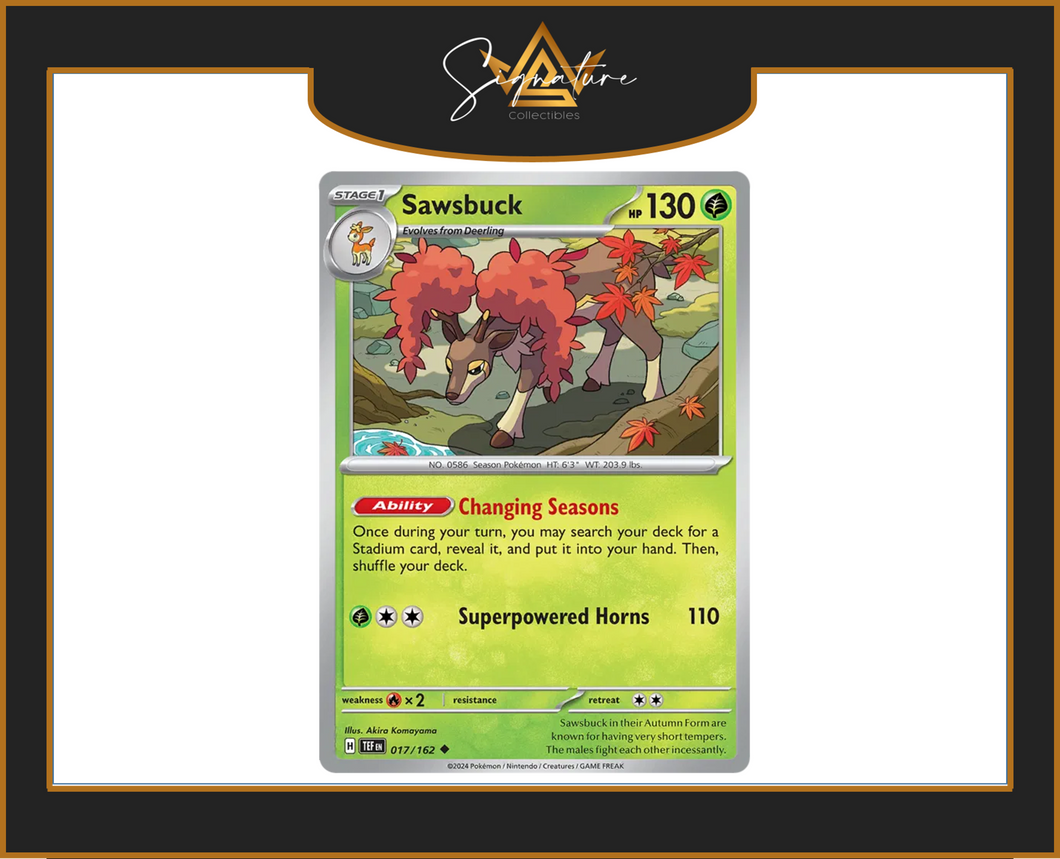 Temporal Forces - 017/162 Sawsbuck (Uncommon)