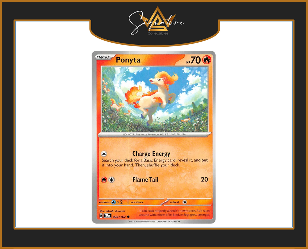 Temporal Forces - 026/162 Ponyta (Common)