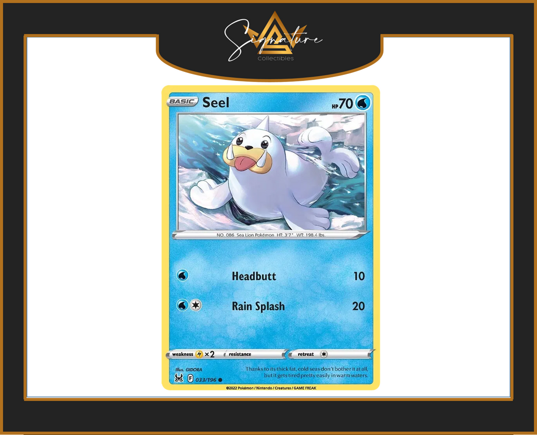 Lost Origin - 033/196 Seel (Common)