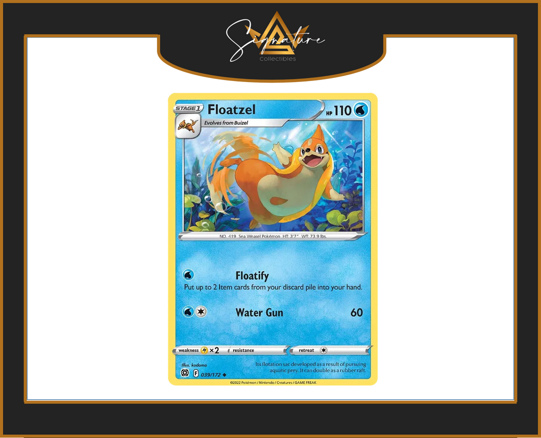 Brilliant Stars - 039/172 Floatzel (Uncommon)