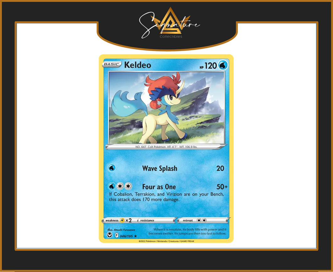 Silver Tempest - 046/195 Keldeo (Rare)