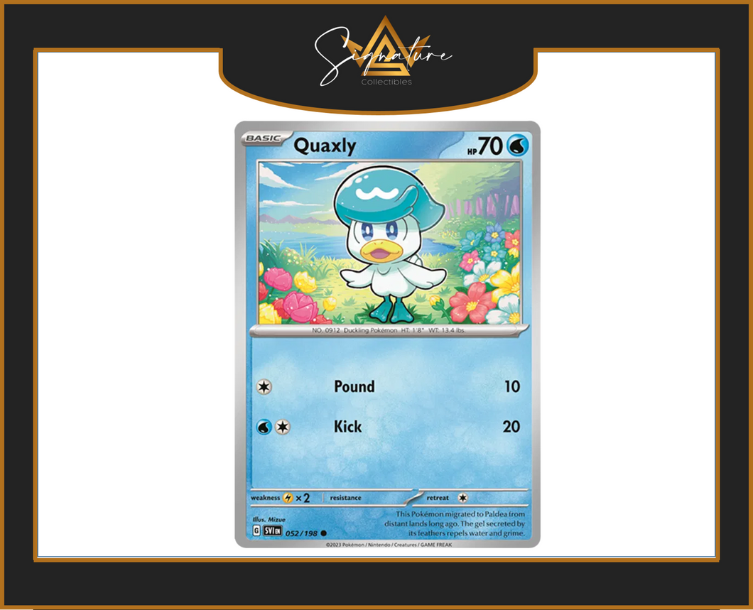 Scarlet & Violet - 052/198 Quaxly (Common)