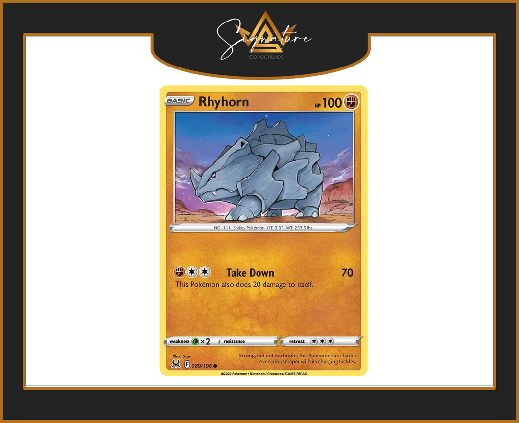 Lost Origin - 089/196 Rhyhorn (Common)