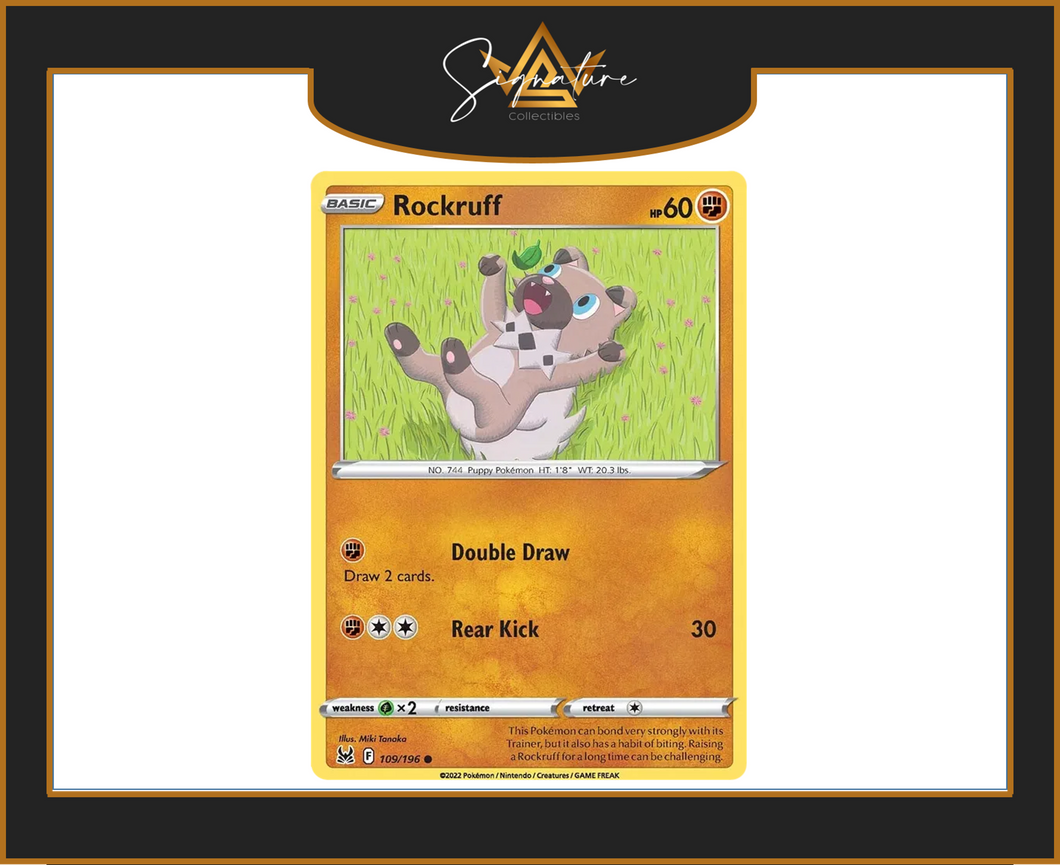 Lost Origin - 109/196 Rockruff (Common)