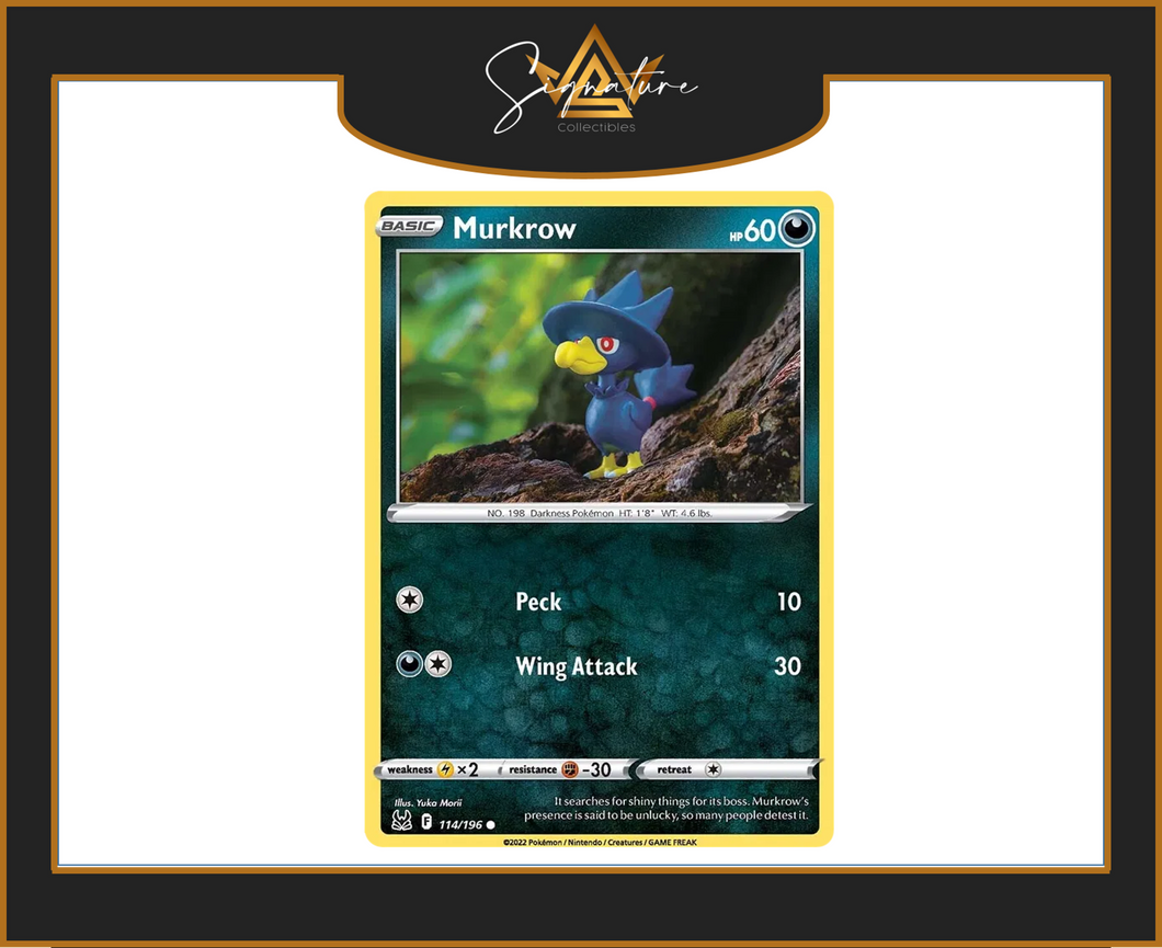 Lost Origin - 114/196 Murkrow (Common)