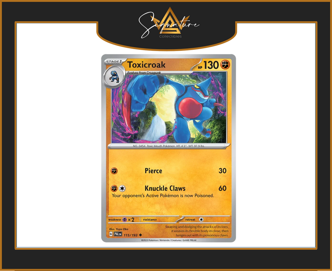 Paldea Evolved - 115/193 Toxicroak (Uncommon)