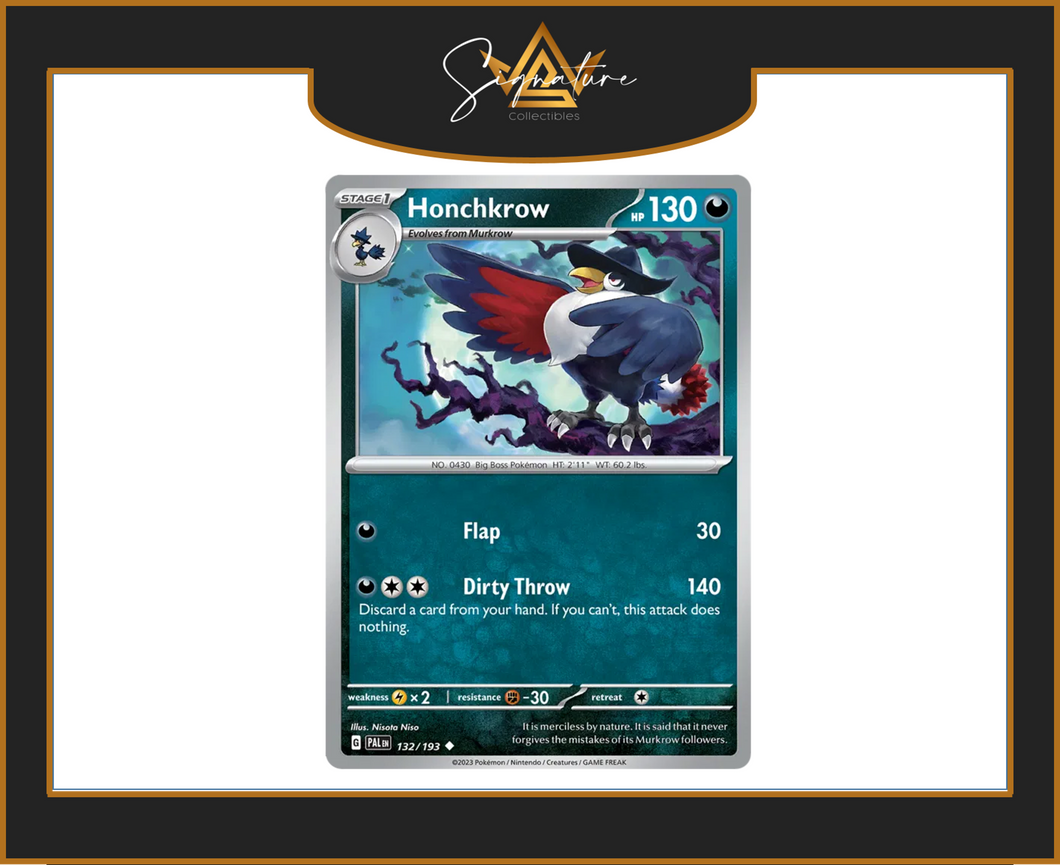 Paldea Evolved - 132/193 Honchkrow (Uncommon)