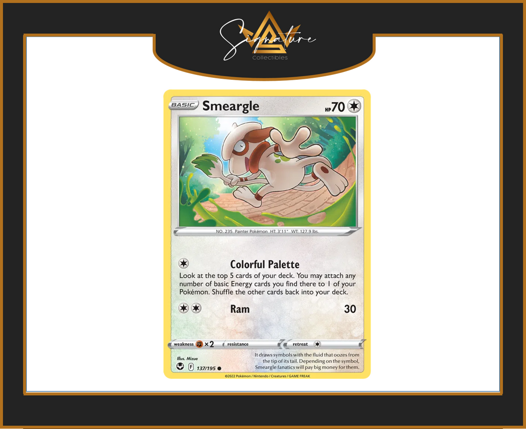 Silver Tempest - 137/195 Smeargle (Common)