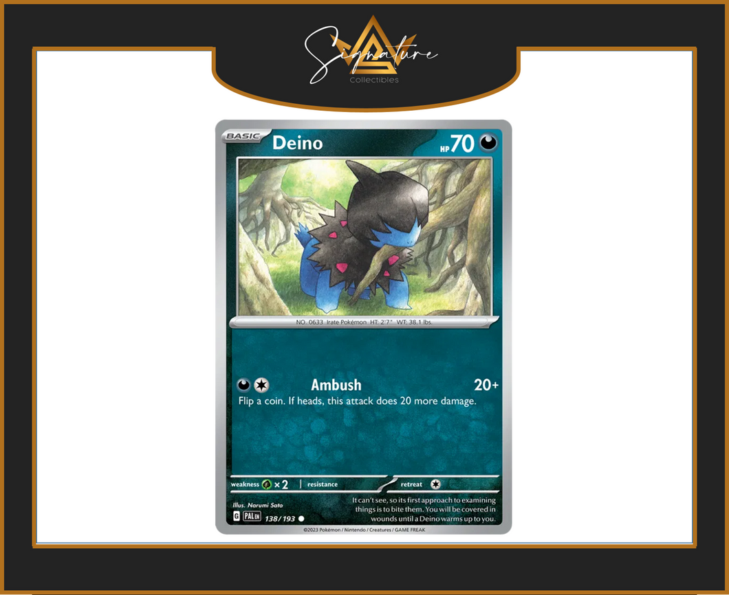 Paldea Evolved - 138/193 Deino (Common)