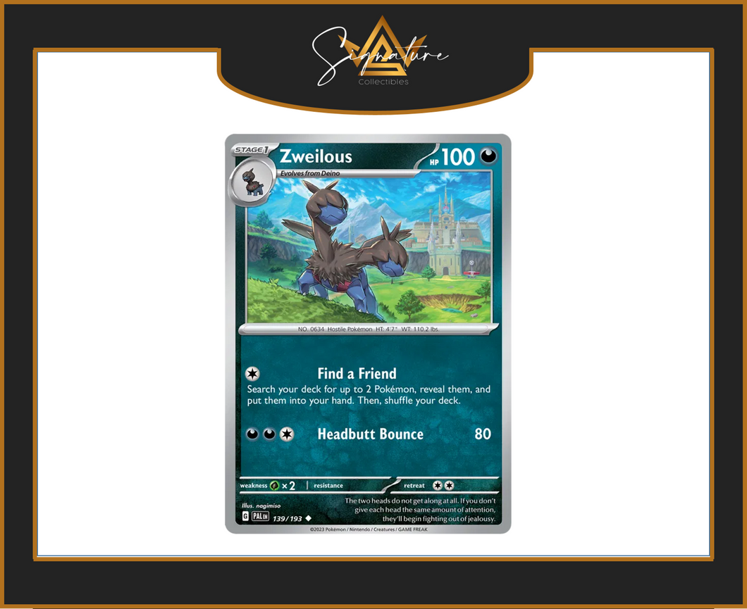 Paldea Evolved - 139/193 Zweilous (Uncommon)