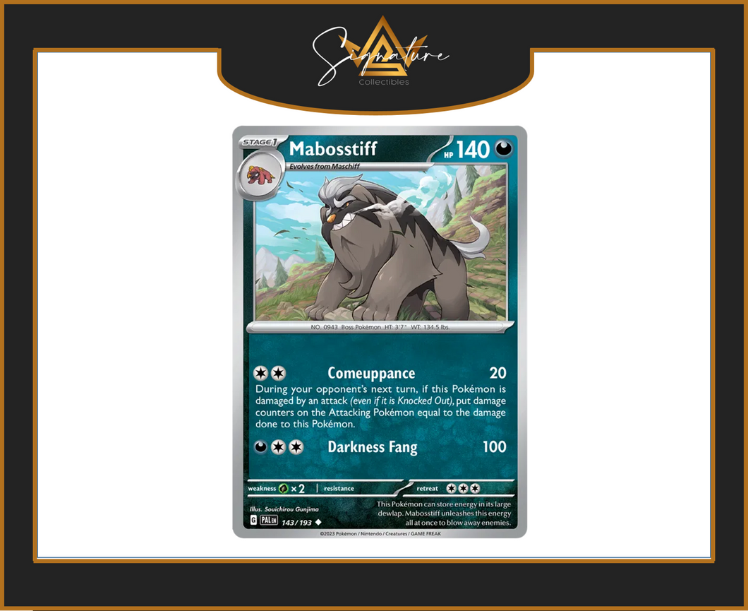 Paldea Evolved - 143/193 Mabosstiff (Uncommon)