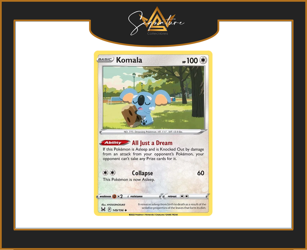 Lost Origin - 149/196 Komala (Uncommon)