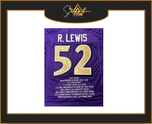 Load image into Gallery viewer, Ray Lewis Signed Ravens Jersey - JSA COA QQ85341
