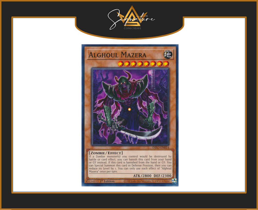 Yu-Gi-Oh! - Alghoul Mazera DIFO-EN014 - Dimension Force 1st Edition