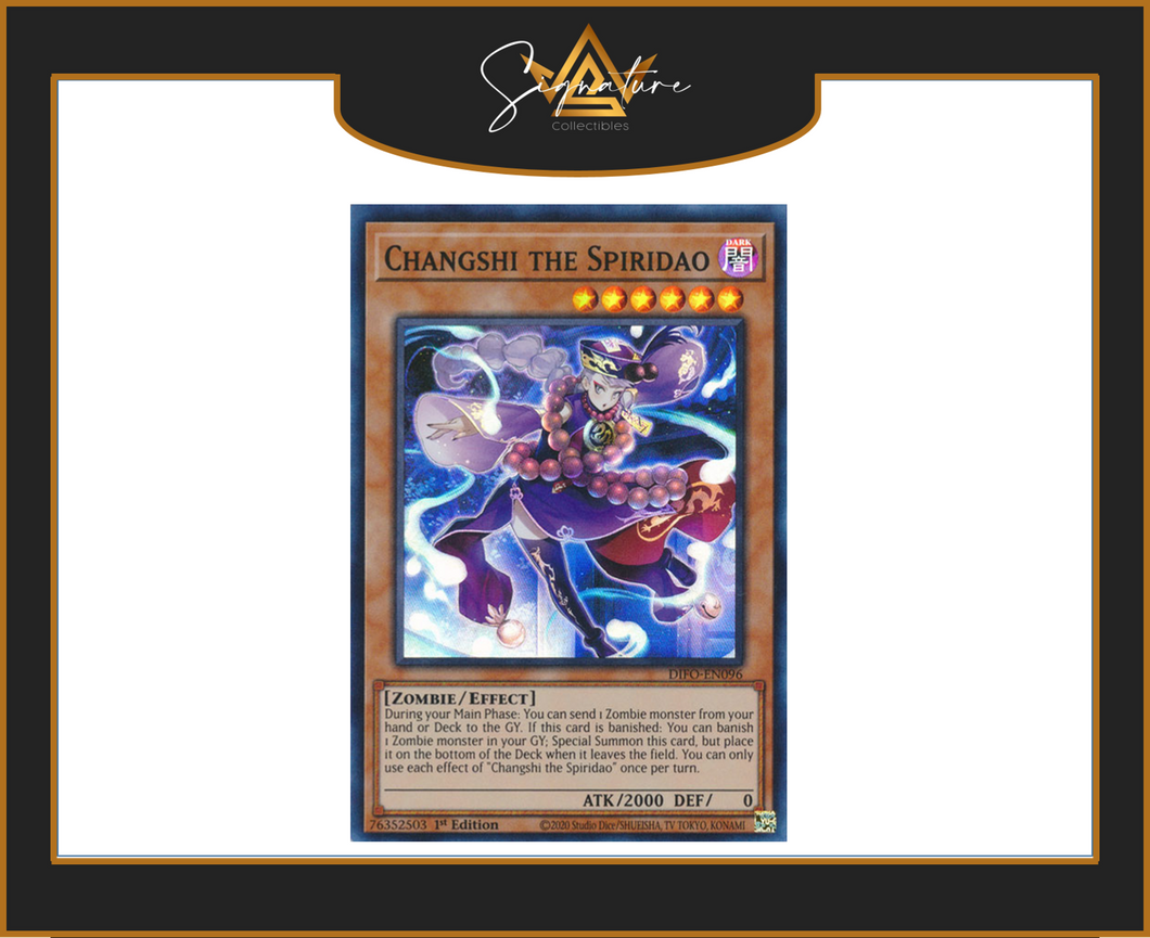 Yu-Gi-Oh! - Changshi The Spiridao DIFO-EN096 - Dimension Force 1st Edition