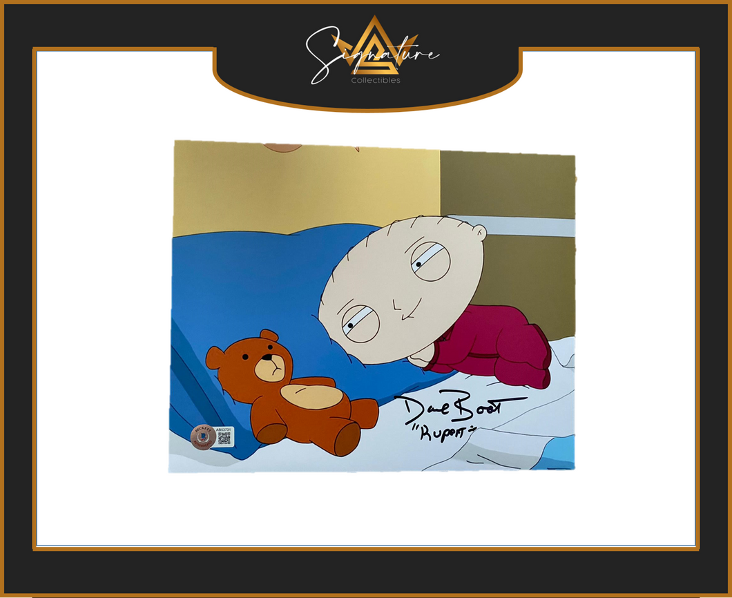 David Boat - Family Guy Rupert 8x10 Autograph Beckett Hologram COA