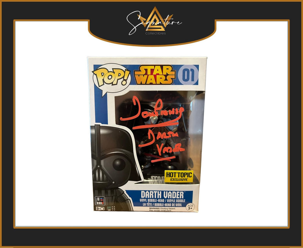 Darth Vader #01 Hot Topic Signed by David Prowse *See Condition*