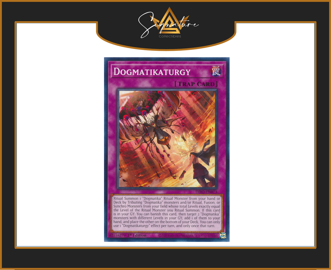 Yu-Gi-Oh! - Dogmatikaturgy DIFO-EN073 - Dimension Force 1st Edition