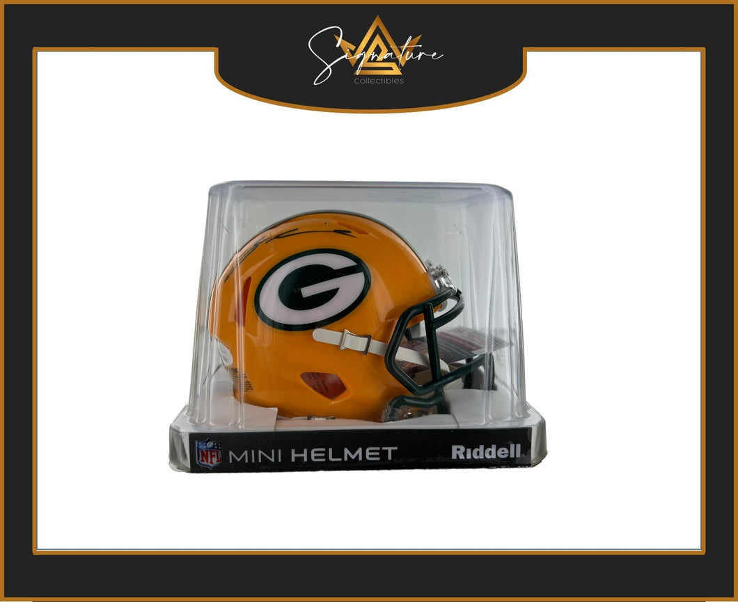 Zadarius Smith Signed Green Bay Packers Mini Football Helmet - JSA Witnessed - WIT237692