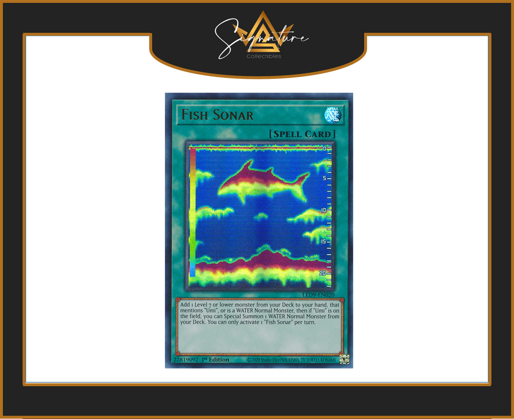 Yu-Gi-Oh! - Fish Sonar LED9-EN020 - Legendary Duelists 1st Edition