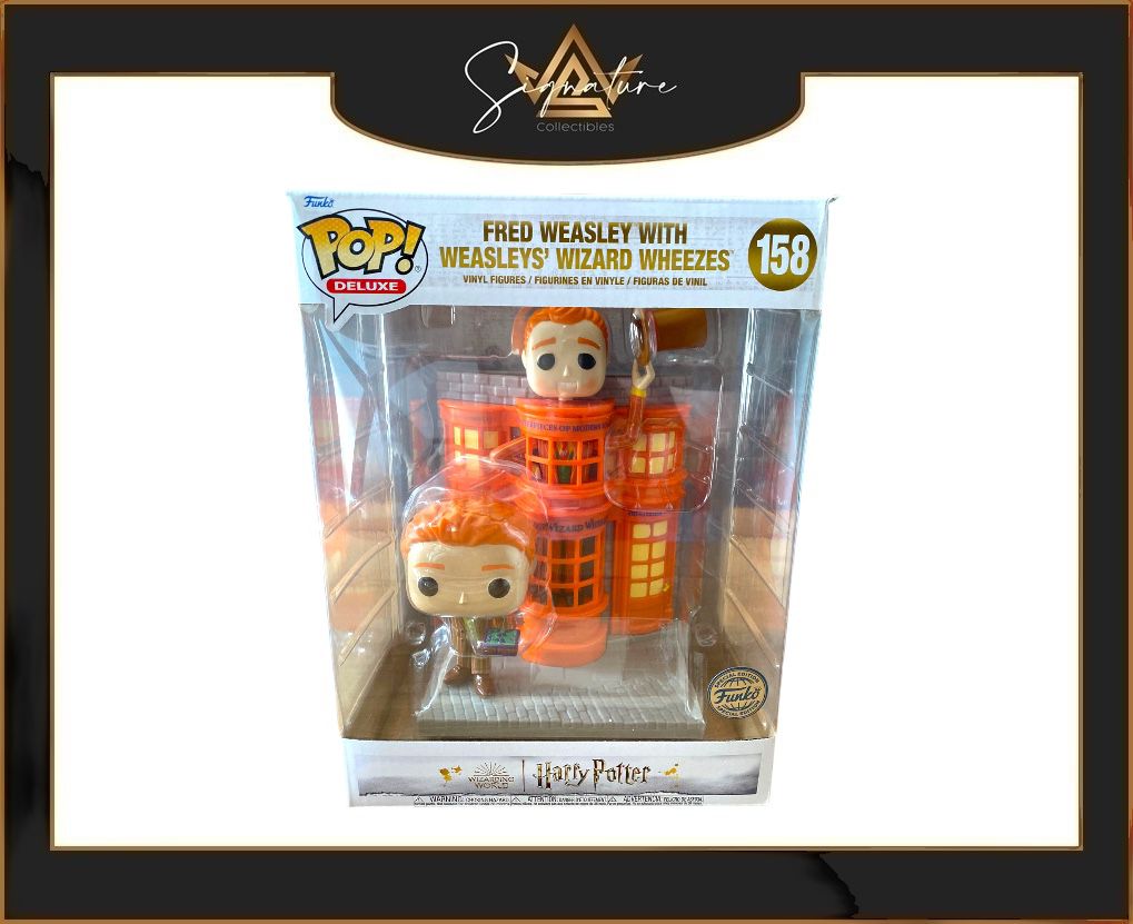 Fred Weasley with Weasleys Wizard Wheezes #158 Funko Exclusive - Damaged Box
