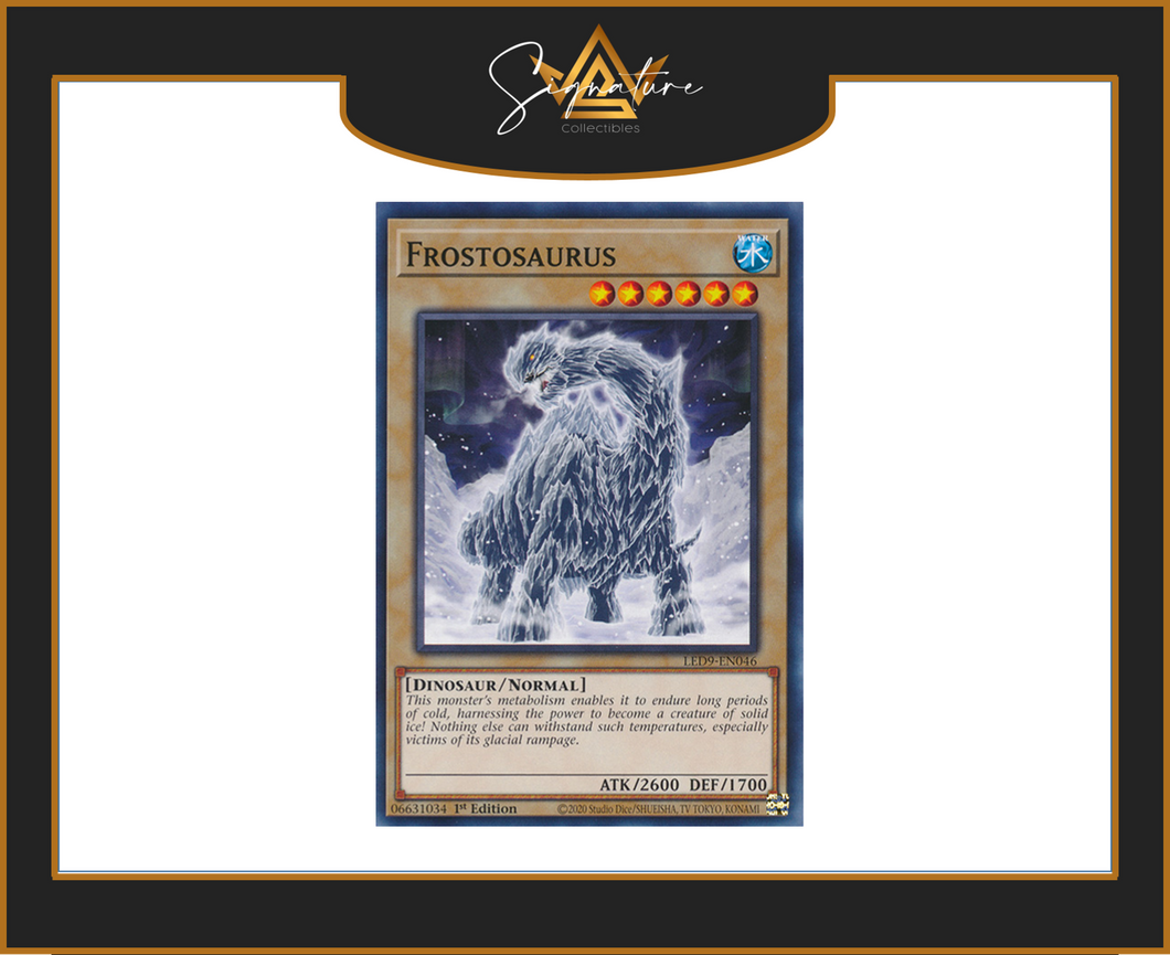 Yu-Gi-Oh! - Frostosaurus LED9-EN046 - Legendary Duelists 1st Edition