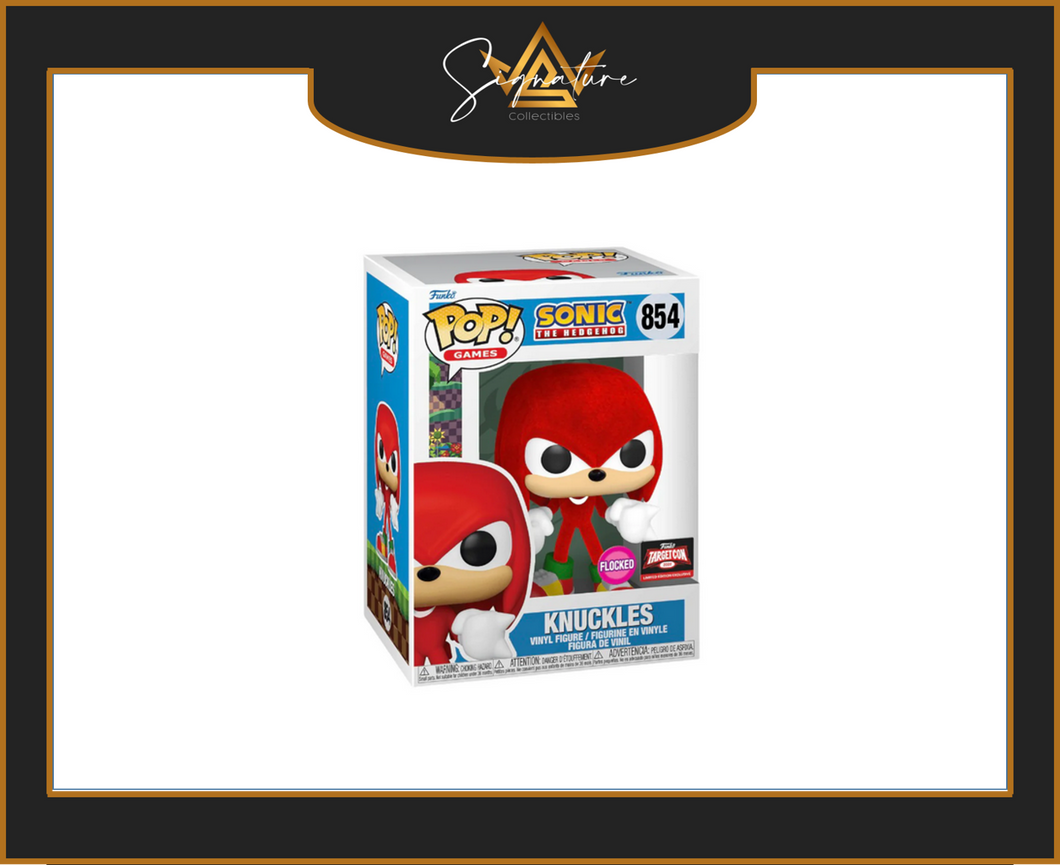 Knuckles #854 Flocked Target Con