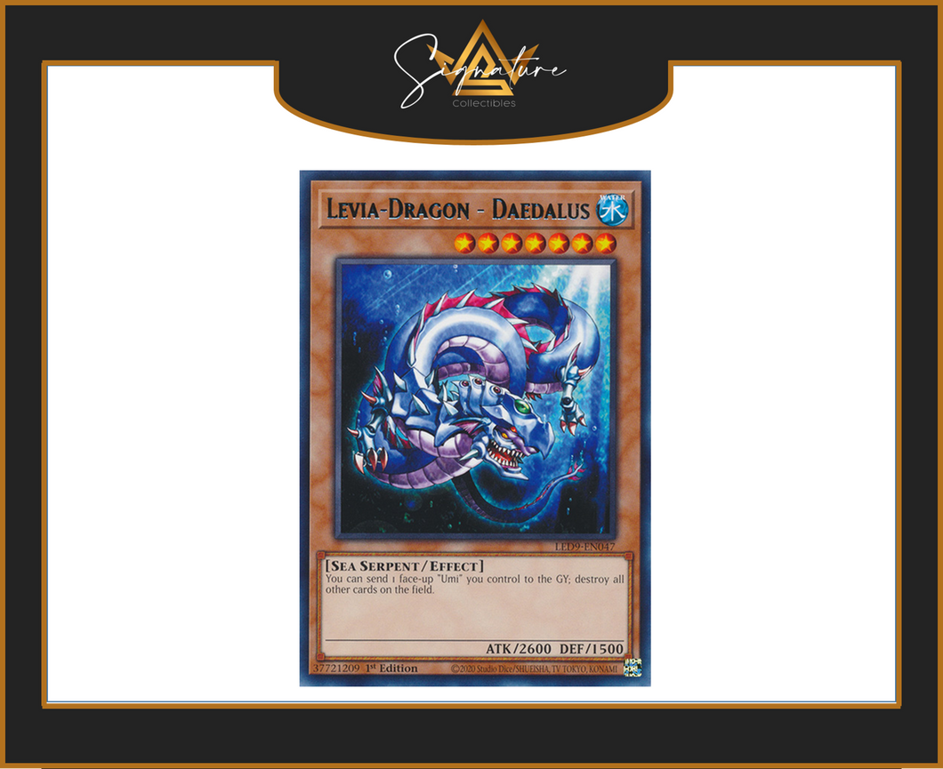 Yu-Gi-Oh! - Levia-Dragon - Daedalus LED9-EN047 - Legendary Duelists 1st Edition