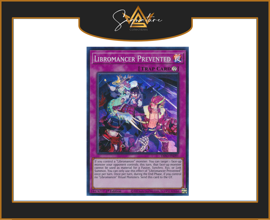 Yu-Gi-Oh! - Libromancer Prevented DIFO-EN091 - Dimension Force 1st Edition