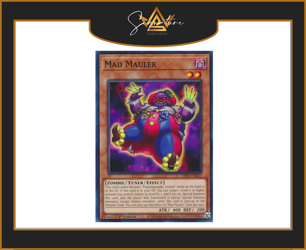 Yu-Gi-Oh! - Mad Mauler DIFO-EN013 - Dimension Force 1st Edition