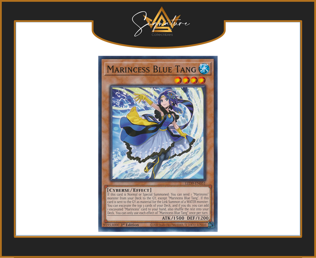 Yu-Gi-Oh! - Marincess Blue Tang LED9-EN051 - Legendary Duelists 1st Edition