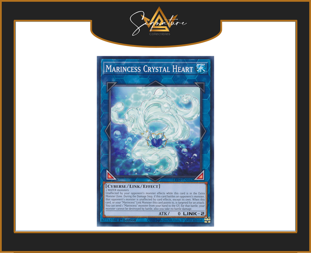 Yu-Gi-Oh! - Marincess Crystal Heart LED9-EN042 - Legendary Duelists 1st Edition