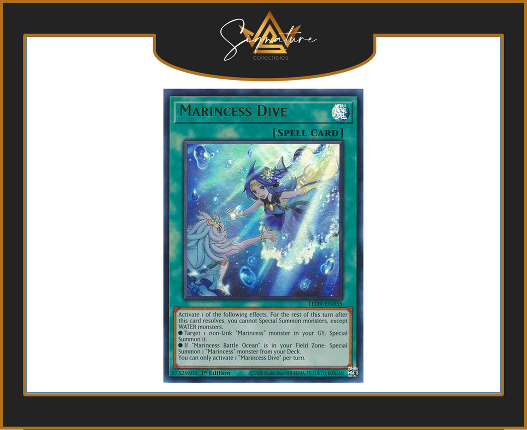 Yu-Gi-Oh! - Marincess Dive LED9-EN035- Legendary Duelists 1st Edition