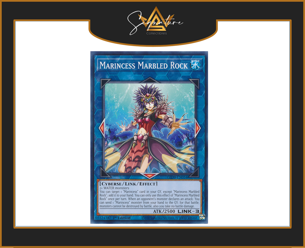 Yu-Gi-Oh! - Marincess Marbled Rock LED9-EN054 - Legendary Duelists 1st Edition