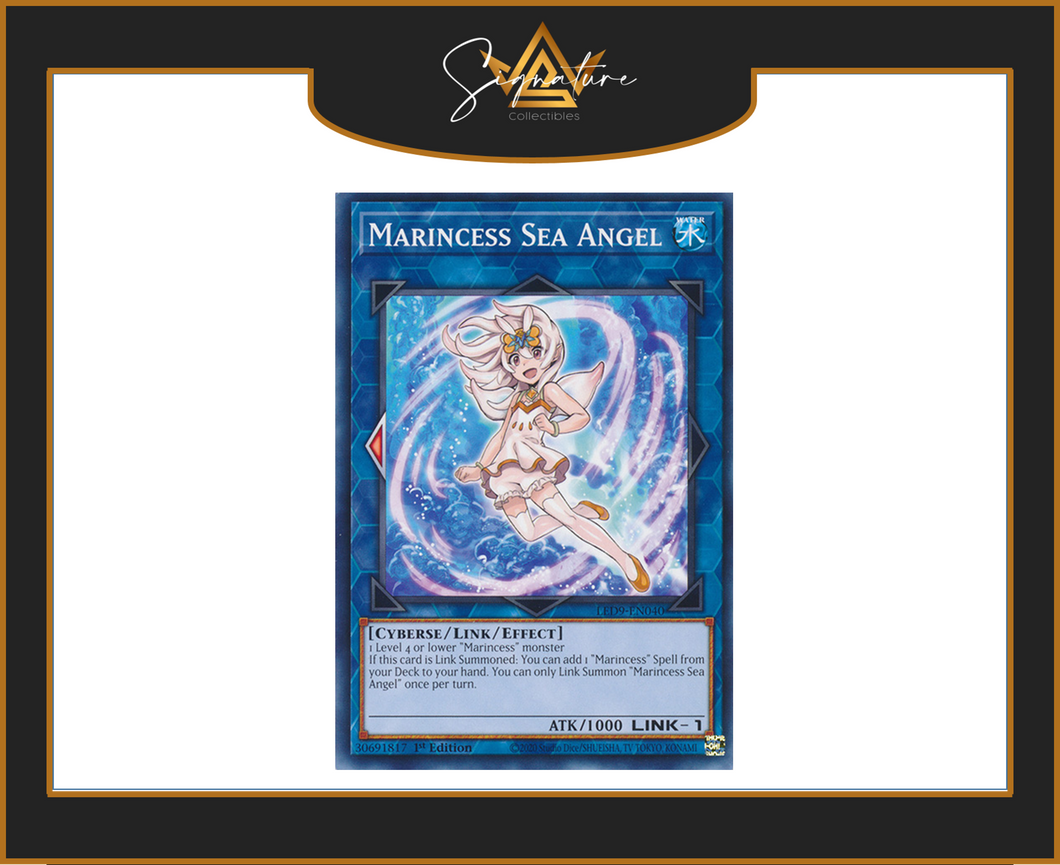 Yu-Gi-Oh! - Marincess Sea Angel LED9-EN040 - Legendary Duelists 1st Edition