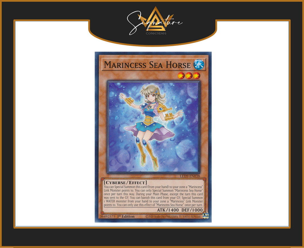 Yu-Gi-Oh! - Marincess Sea Horse LED9-EN038 - Legendary Duelists 1st Edition