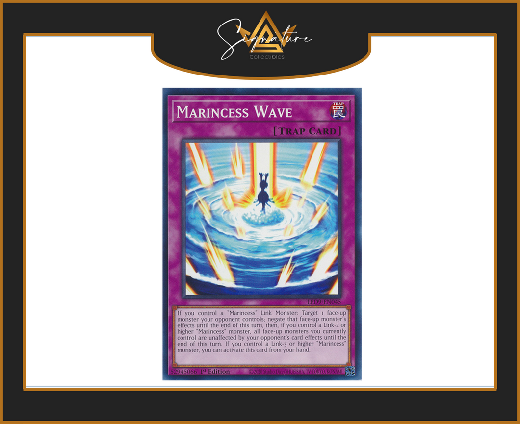 Yu-Gi-Oh! - Marincess Wave LED9-EN045 - Legendary Duelists 1st Edition