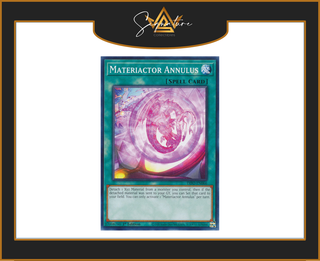 Yu-Gi-Oh! - Materiactor Annulus DIFO-EN066 - Dimension Force 1st Edition