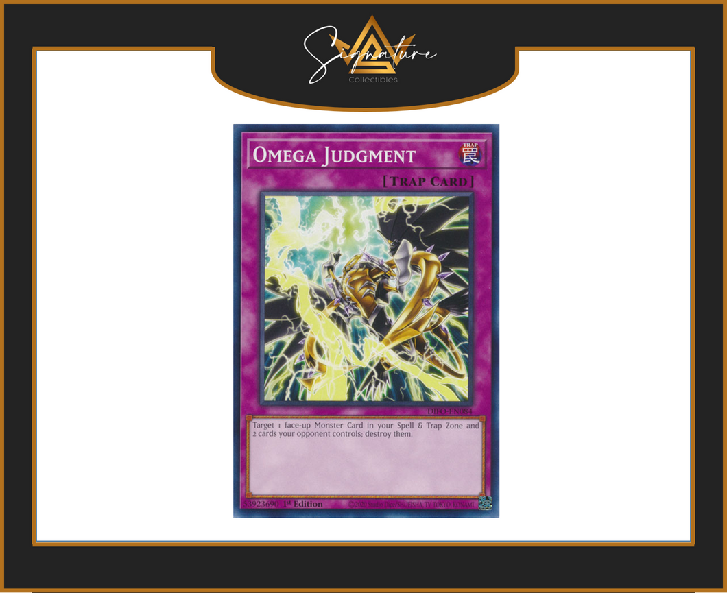 Yu-Gi-Oh! - Omega Judgment DIFO-EN084 - Dimension Force 1st Edition