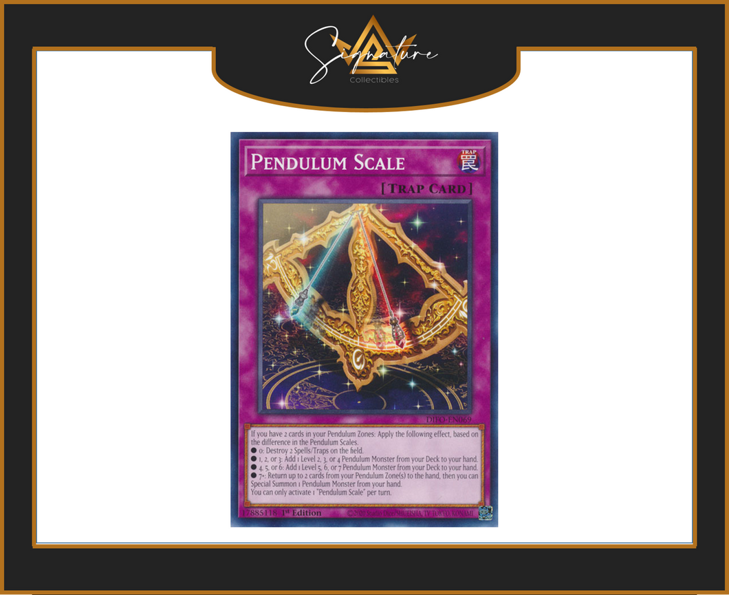 Yu-Gi-Oh! - Pendulum Scale DIFO-EN069 - Dimension Force 1st Edition