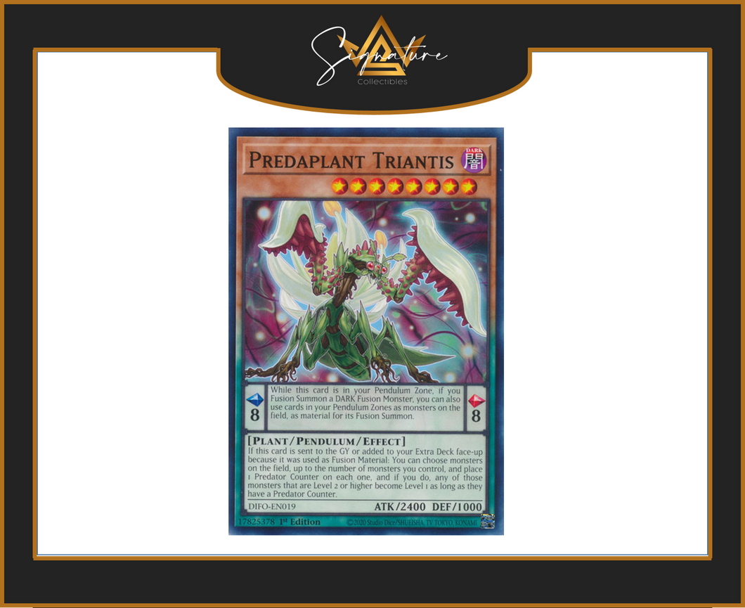 Yu-Gi-Oh! - Predaplant Triantis DIFO-EN019 - Dimension Force 1st Edition