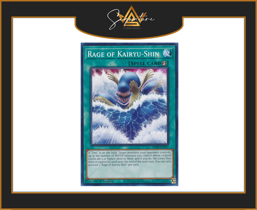 Yu-Gi-Oh! - Rage of Kairyu-Shin LED9-EN027 - Legendary Duelists 1st Edition