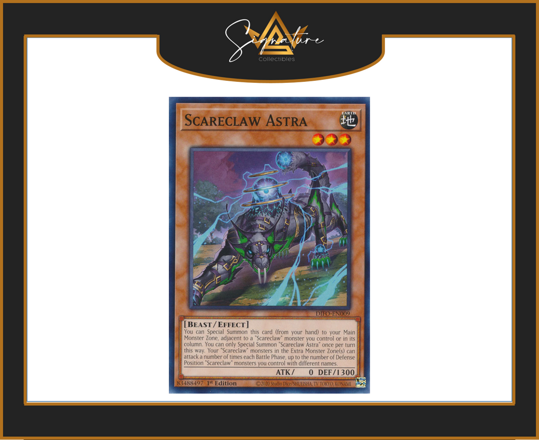 Yu-Gi-Oh! - Scareclaw Astra DIFO-EN009 - Dimension Force 1st Edition