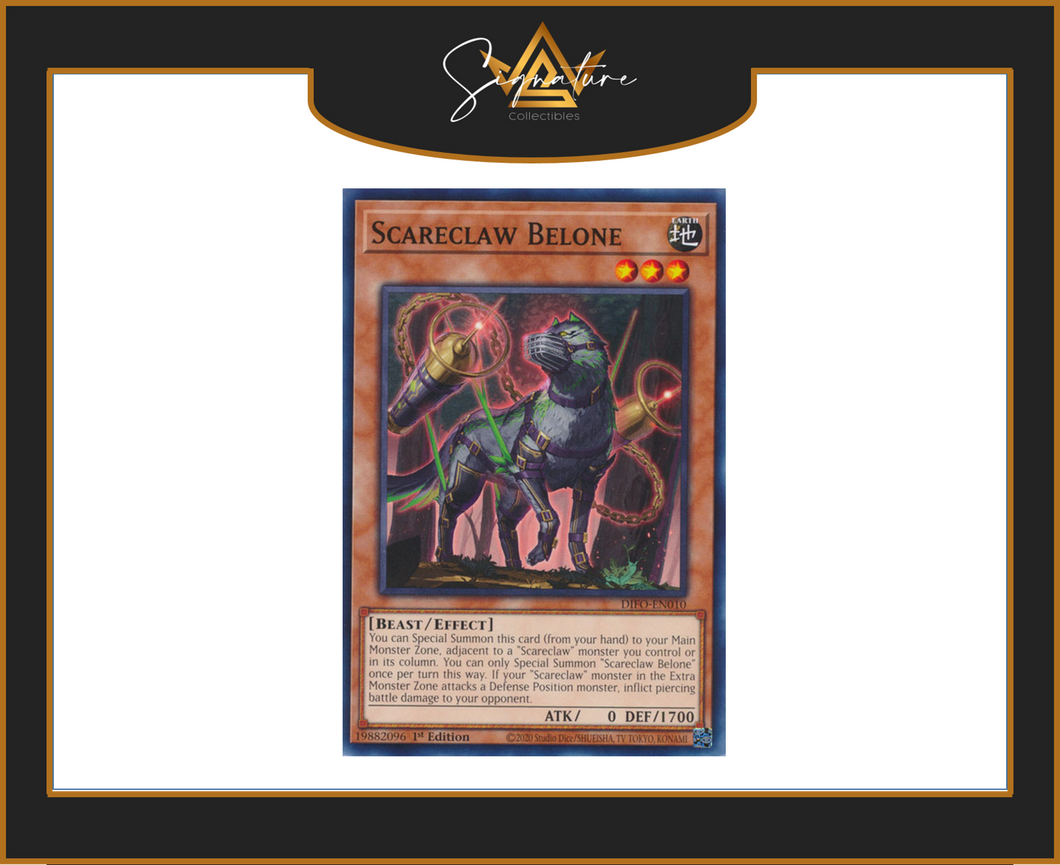 Yu-Gi-Oh! - Scareclaw Belone DIFO-EN010 - Dimension Force 1st Edition